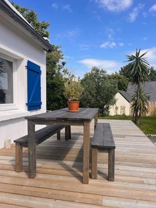 Maison Bretonne Renovee A Neuf - Terrasse Plein Sud - Proche Plage Перро-Гирк Экстерьер фото